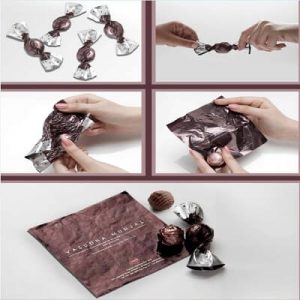 Candywrapper business card