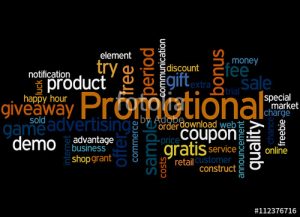 Promotional brand name banner