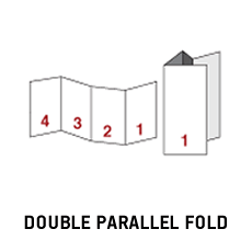 Double parallel fold brochure Toronto